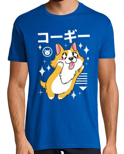 Camiseta Hombre Manga Corta kawaii corgi camiseta para hombre laTostadora - latostadora.com - Modalova