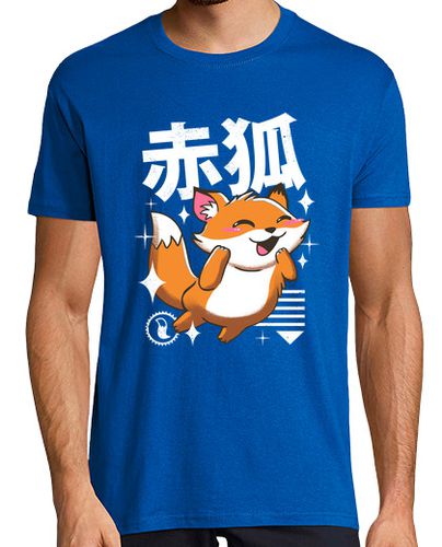 Camiseta Hombre Manga Corta kawaii zorro camisa para hombre laTostadora - latostadora.com - Modalova