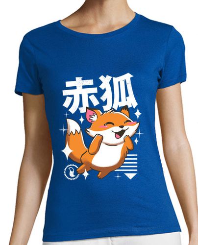 Camiseta Mujer Manga Corta kawaii zorro camisa para mujer laTostadora - latostadora.com - Modalova