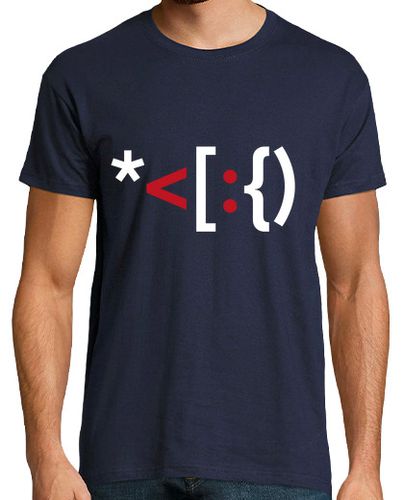 Camiseta Hombre Manga Corta Santa Claus ascii laTostadora - latostadora.com - Modalova