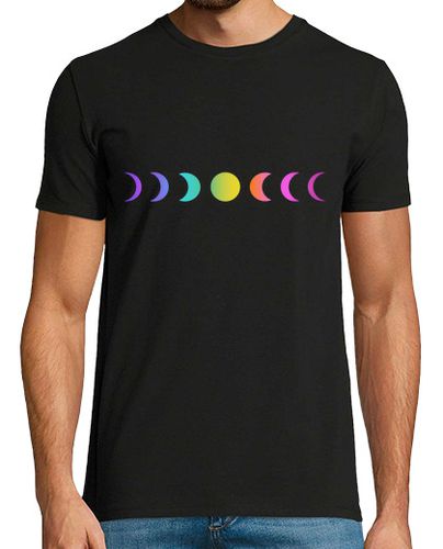 Camiseta Hombre Manga Corta Lunas multicolores laTostadora - latostadora.com - Modalova