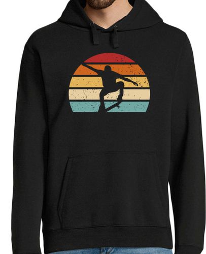 Sudadera Con Capucha Para Hombre skate vintage al atardecer laTostadora - latostadora.com - Modalova