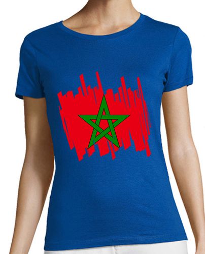 Camiseta mujer Bandera Marruecos - latostadora.com - Modalova