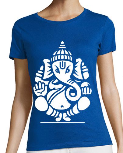 Camiseta mujer Ganesh Ganesha Elefante No.4 (blanco) - latostadora.com - Modalova