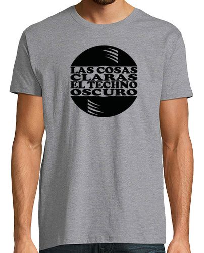 Camiseta Hombre Manga Corta LAS COSAS CLARAS VINILO NEGRO laTostadora - latostadora.com - Modalova