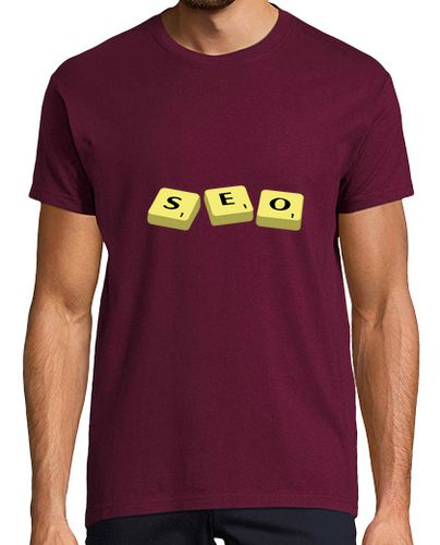 Camiseta SEO (Letras de juego de mesa) - latostadora.com - Modalova