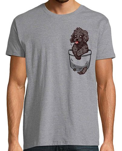 Camiseta bolsillo cachorro cockapoo - camisa de hombre - latostadora.com - Modalova