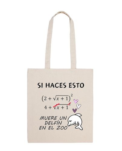 Bolsa De Tela BOLSA HUMOR MATEMATICAS DELFIN - error matemá laTostadora - latostadora.com - Modalova