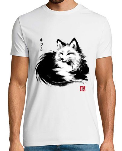 Camiseta Fox Resting sumi e - latostadora.com - Modalova