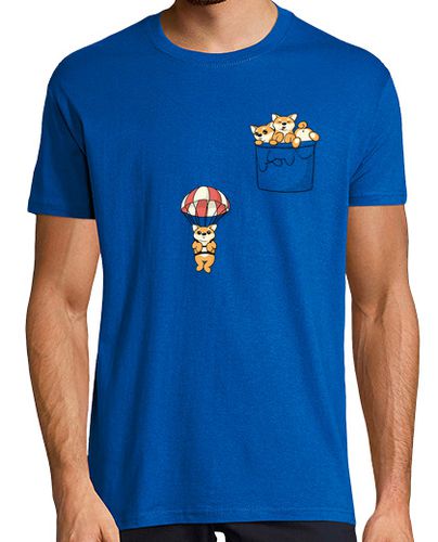 Camiseta Hombre Manga Corta lindo bolsillo shiba inus laTostadora - latostadora.com - Modalova