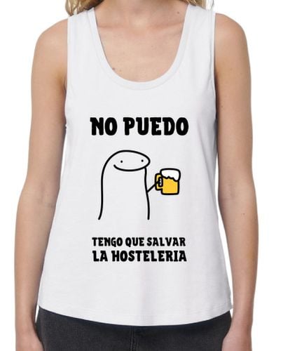 Camiseta Mujer Tirantes Loose Fit no puedo tengo que salvar la hosteleria laTostadora - latostadora.com - Modalova