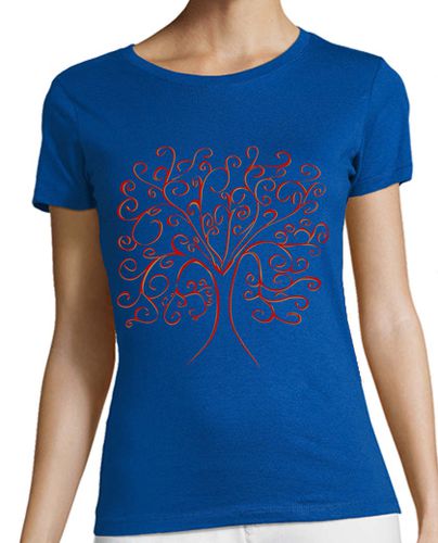 Camiseta Mujer Manga Corta árbol de la vida de colores 3 laTostadora - latostadora.com - Modalova