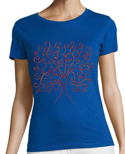 Camiseta mujer árbol de la vida de colores 3 - latostadora.com - Modalova