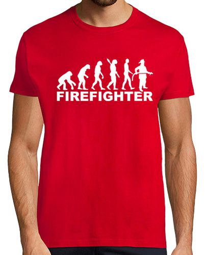 Camiseta Hombre Manga Corta bombero de evolución laTostadora - latostadora.com - Modalova