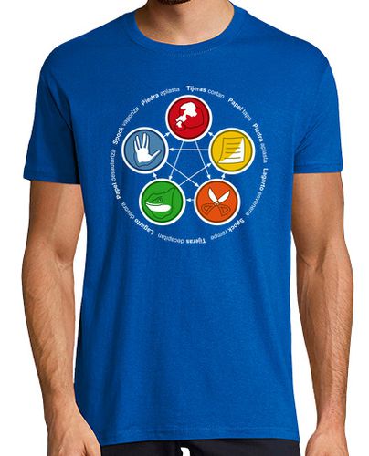 Camiseta The Big Bang Theory, Rock, Paper, Scisso - latostadora.com - Modalova