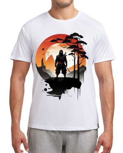 Camiseta deportiva ninjas bajo el cielo nocturno del valle laTostadora - latostadora.com - Modalova