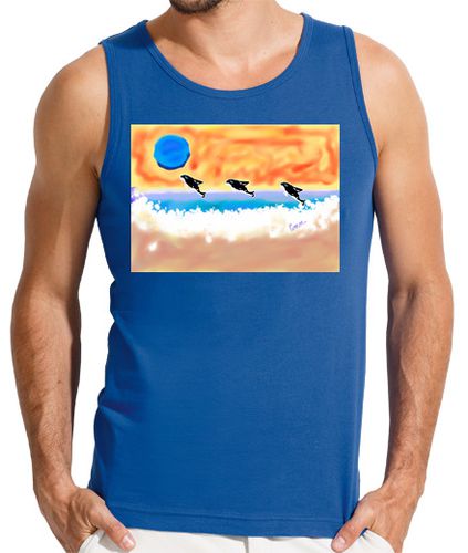 Camiseta Hombre Sin Mangas orcas y luna laTostadora - latostadora.com - Modalova