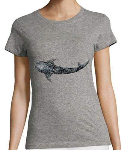 Camiseta Mujer Manga Corta Tiburón ballena para buceadores camiseta mujer laTostadora - latostadora.com - Modalova