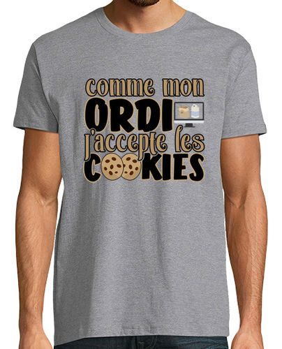 Camiseta Hombre Manga Corta ordenador cookies regalo laTostadora - latostadora.com - Modalova