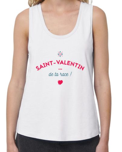 Camiseta Mujer Tirantes Loose Fit valentine de su raza laTostadora - latostadora.com - Modalova