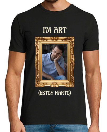 Camiseta Hombre Manga Corta camiseta im art estoy harto foto personalizable laTostadora - latostadora.com - Modalova