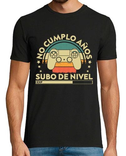 Camiseta Hombre Manga Corta No Cumplo Años Subo De Nivel Gamer laTostadora - latostadora.com - Modalova