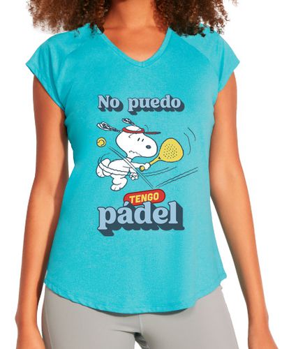 Camiseta deportiva mujer No puedo tengo pádel Snoopy laTostadora - latostadora.com - Modalova