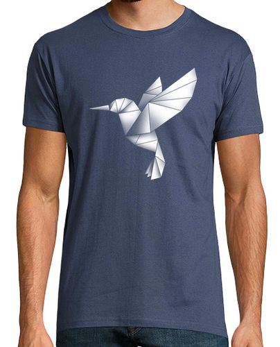 Camiseta Colibrí origami H - latostadora.com - Modalova
