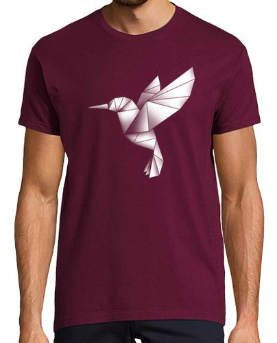 Camiseta Colibrí origami H2 - latostadora.com - Modalova