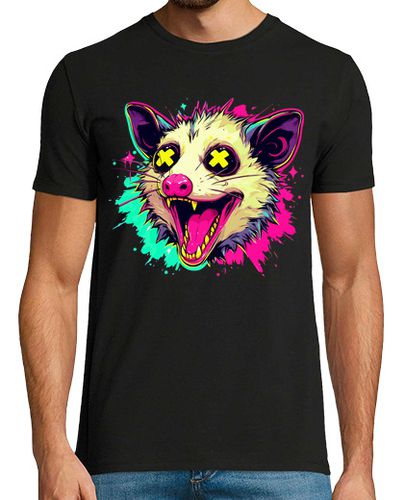 Camiseta Hombre Manga Corta genial arte pop de zarigüeya laTostadora - latostadora.com - Modalova