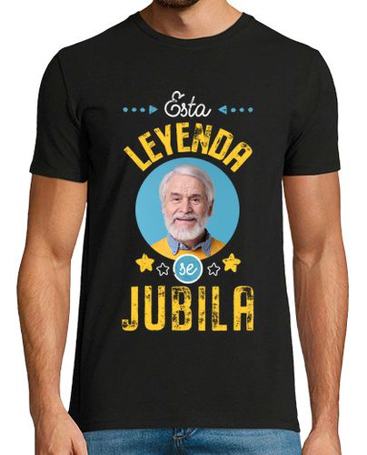 Camiseta Hombre Manga Corta camiseta esta leyenda se jubila foto personalizable laTostadora - latostadora.com - Modalova