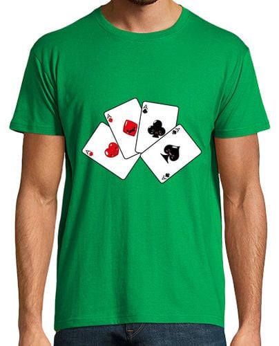 Camiseta Hombre Manga Corta Baraja de Poker laTostadora - latostadora.com - Modalova