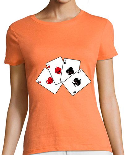 Camiseta mujer Baraja de Poker C - latostadora.com - Modalova