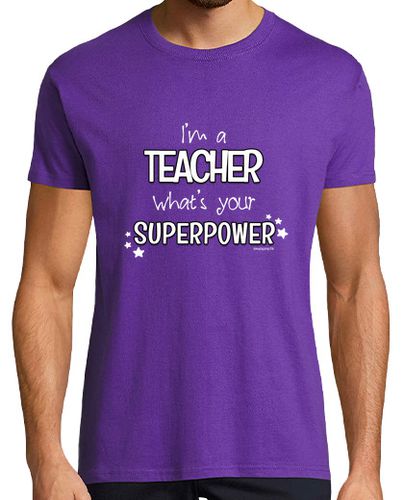 Camiseta I'm a teacher, what's your superpower - latostadora.com - Modalova