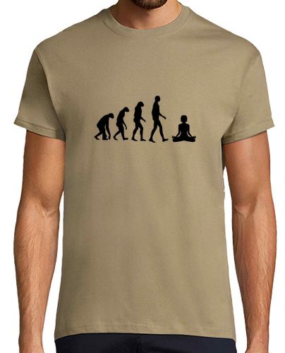 Camiseta Hombre Manga Corta Yoga - Yogi - Budismo - meditación laTostadora - latostadora.com - Modalova