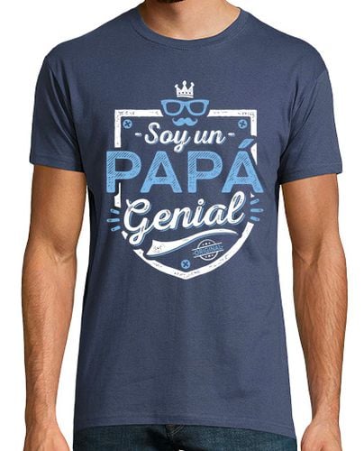 Camiseta Hombre Manga Corta Escudo de papá genial laTostadora - latostadora.com - Modalova