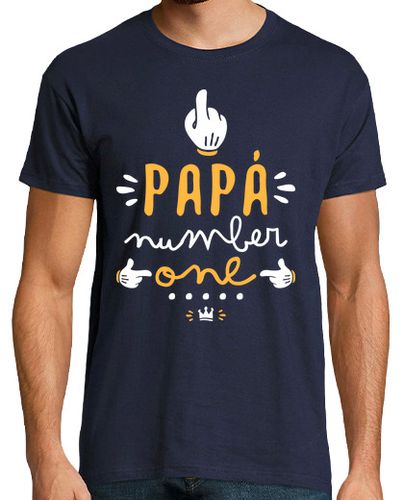 Camiseta Papá number one - latostadora.com - Modalova