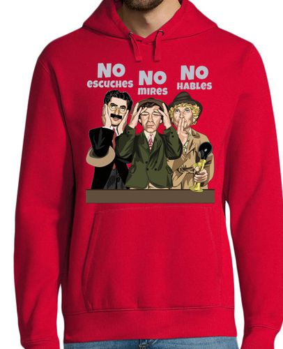 Sudadera Con Capucha Para Hombre THE MARX BROTHERS 3 Sabios laTostadora - latostadora.com - Modalova