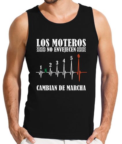 Camiseta Hombre Sin Mangas Los moteros no envejecen cambian de mar laTostadora - latostadora.com - Modalova