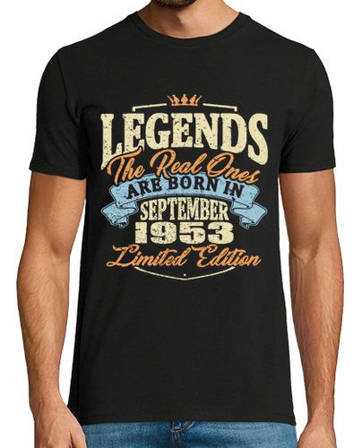 Camiseta Hombre Manga Corta nacido en septiembre de 1953 laTostadora - latostadora.com - Modalova