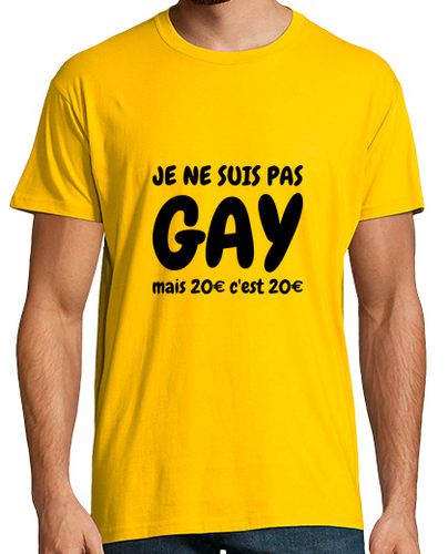 Camiseta No soy gay pero 20 € es de 20 € - latostadora.com - Modalova