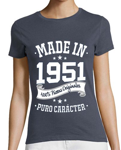Camiseta mujer Made in 1951 - latostadora.com - Modalova
