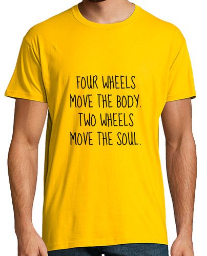 Camiseta dos ruedas mueven el alma / moto / moto - latostadora.com - Modalova
