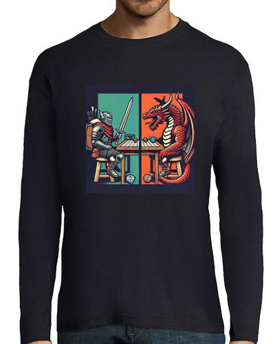 Camiseta Hombre Manga Larga DnD laTostadora - latostadora.com - Modalova