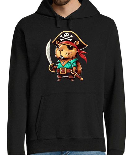 Sudadera Con Capucha Para Hombre Capibara Halloween pirata niños mujeres laTostadora - latostadora.com - Modalova