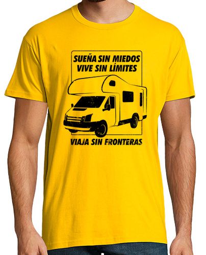 Camiseta Viaja sin fronteras - Autocaravana laTostadora - latostadora.com - Modalova