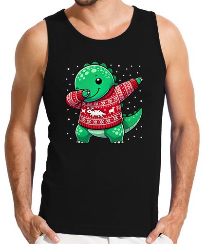 Camiseta Hombre Sin Mangas amante de los dinosaurios de navidad di laTostadora - latostadora.com - Modalova