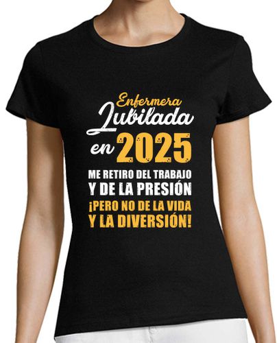 Camiseta Mujer Manga Corta Enfermera Jubilada en 2025 laTostadora - latostadora.com - Modalova