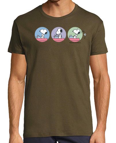 Camiseta Hombre Manga Corta Snoopy maquina de escribir laTostadora - latostadora.com - Modalova