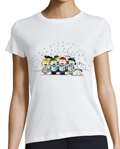 Camiseta Mujer Manga Corta Peanuts cantando laTostadora - latostadora.com - Modalova